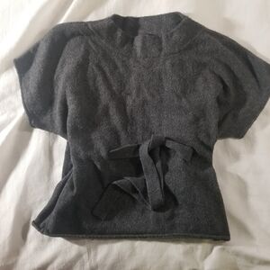 Anne Klein Belted Poncho Sweater